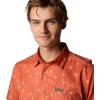 imageColumbia Mens Utilizer Printed Woven Short SleeveTuscan Sundot Tonal