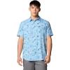 imageColumbia Mens Utilizer Printed Woven Short SleeveRipple Blue Yarrow Mirage