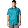 imageColumbia Mens Utilizer Printed Woven Short SleeveRiver Blue Sundot Tonal