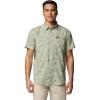 imageColumbia Mens Utilizer Printed Woven Short SleeveSafari Yarrow Mirage