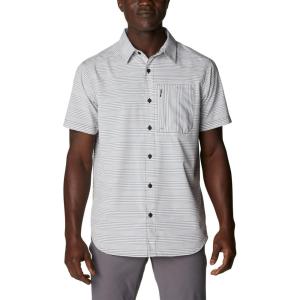 imageColumbia Mens Twisted Creek Iii Short SleeveBlack Wave Crest Stripe