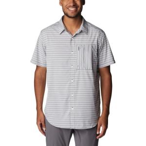 imageColumbia Mens Twisted Creek Iii Short SleeveCollegiate Navy Basic Stripe