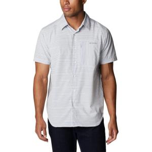 imageColumbia Mens Twisted Creek Iii Short SleeveCollegiate Navy Wave Crest Stripe