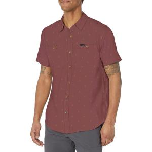 imageColumbia Mens Utilizer Printed Woven Short SleeveLight Raisin Hammocked