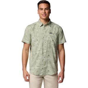 imageColumbia Mens Utilizer Printed Woven Short SleeveSafari Yarrow Mirage