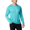 imageColumbia Mens Fork Stream Heather Long Sleeve ShirtBright Aqua Heather
