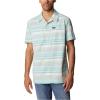 imageColumbia Mens Scenic Ridge Short SleeveBamboo Forest Stripe