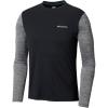 imageColumbia Mens Zero Rules Long Sleeve ShirtBlackBlack Heather