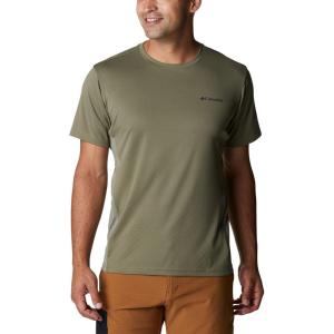 imageColumbia Mens Zero Ice CirroCool Short Sleeve ShirtStone GreenStone Green Heather