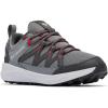 imageColumbia UnisexChild Peakfreak Rush Waterproof Hiking ShoeTitanium Grey SteelMountain Red