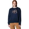 imageColumbia Womens Hart Mountain Crew IiiCollegiate NavyTreehome Plaid