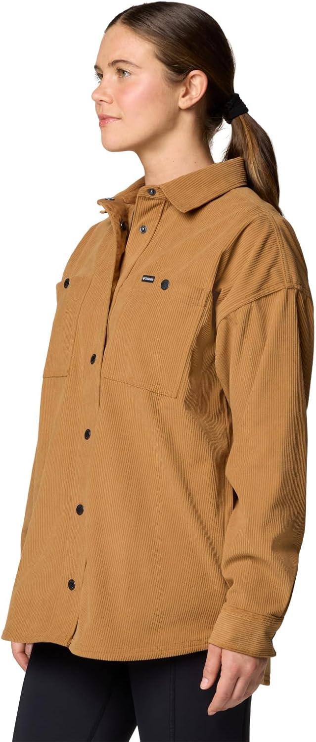 imageColumbia Womens Blue Point Creek Corduroy Shirt JacketCamel Brown