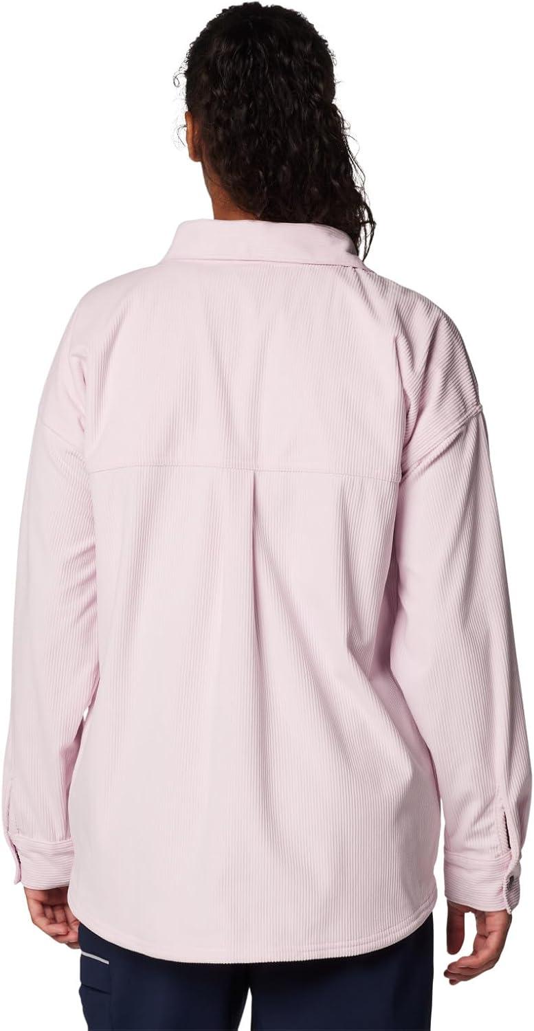 imageColumbia Womens Blue Point Creek Corduroy Shirt JacketPink Dawn