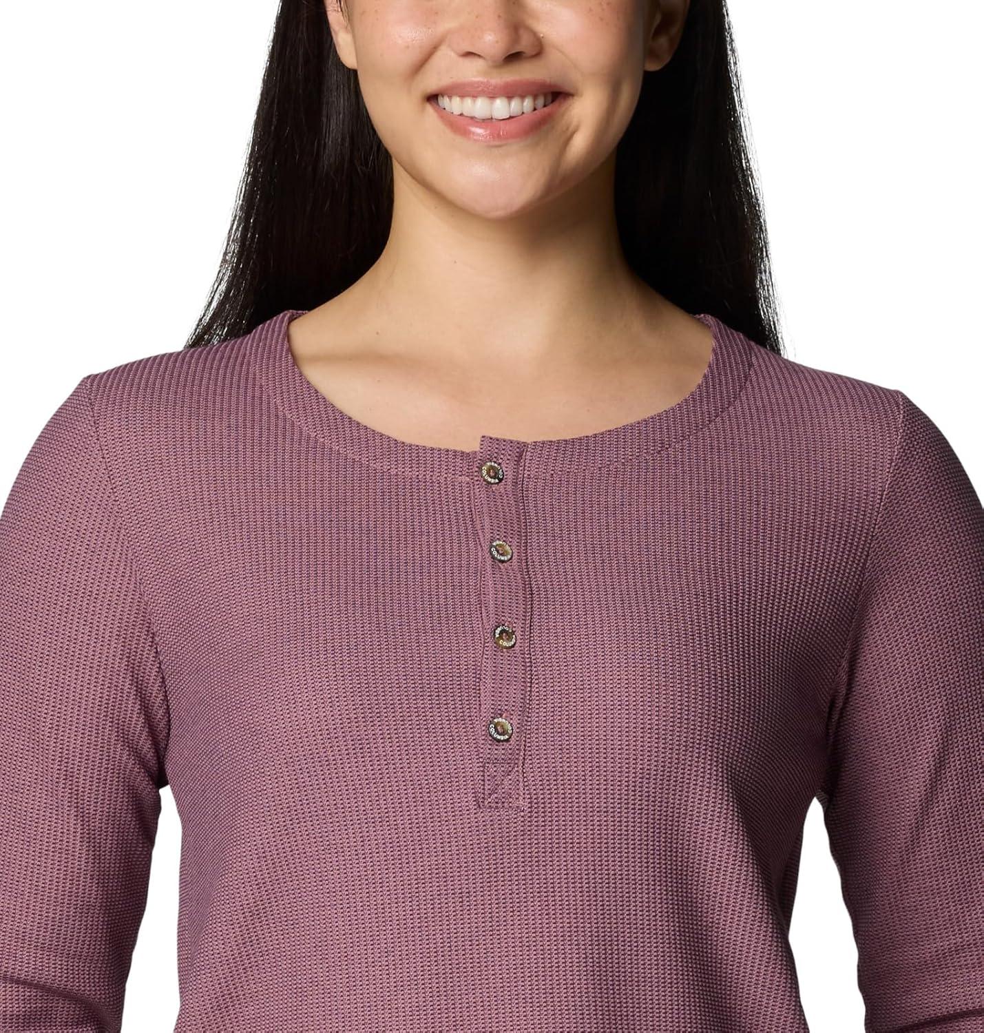 imageColumbia Womens Blue Point Falls Long Sleeve HenleyMoonvista