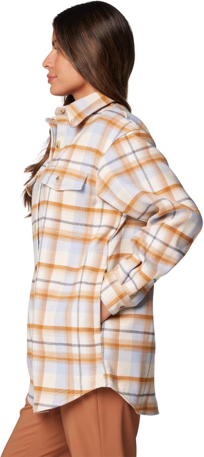 imageColumbia Womens Calico Basin Shirt JacketChalk Classic Multi Tartan