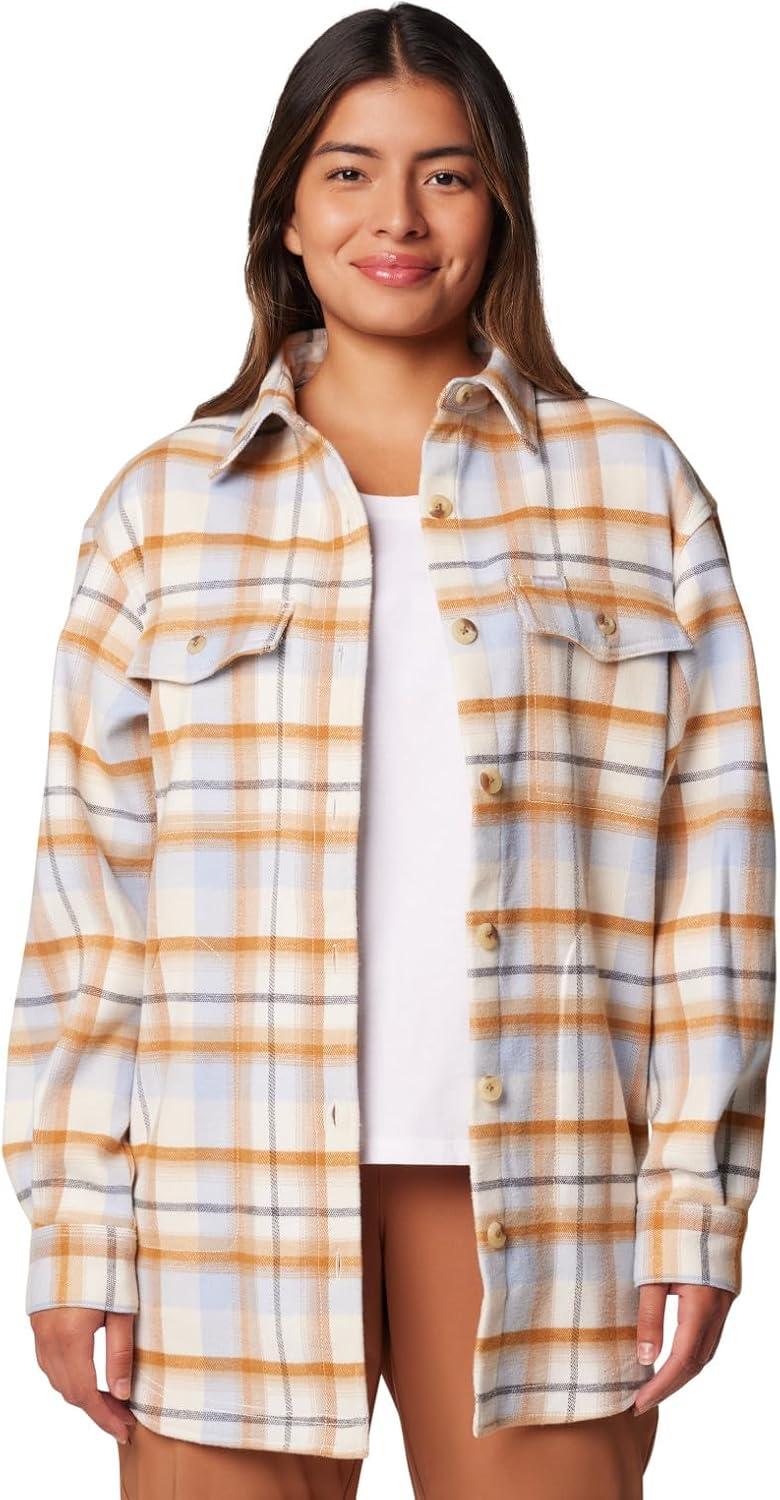 imageColumbia Womens Calico Basin Shirt JacketChalk Classic Multi Tartan