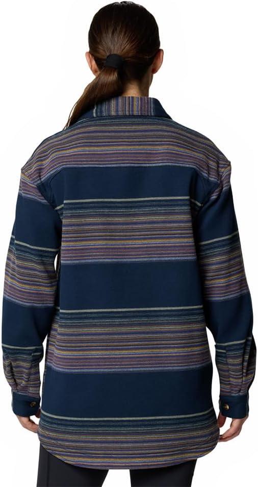 imageColumbia Womens Calico Basin Shirt JacketCollegiate Navy Vista Stripe