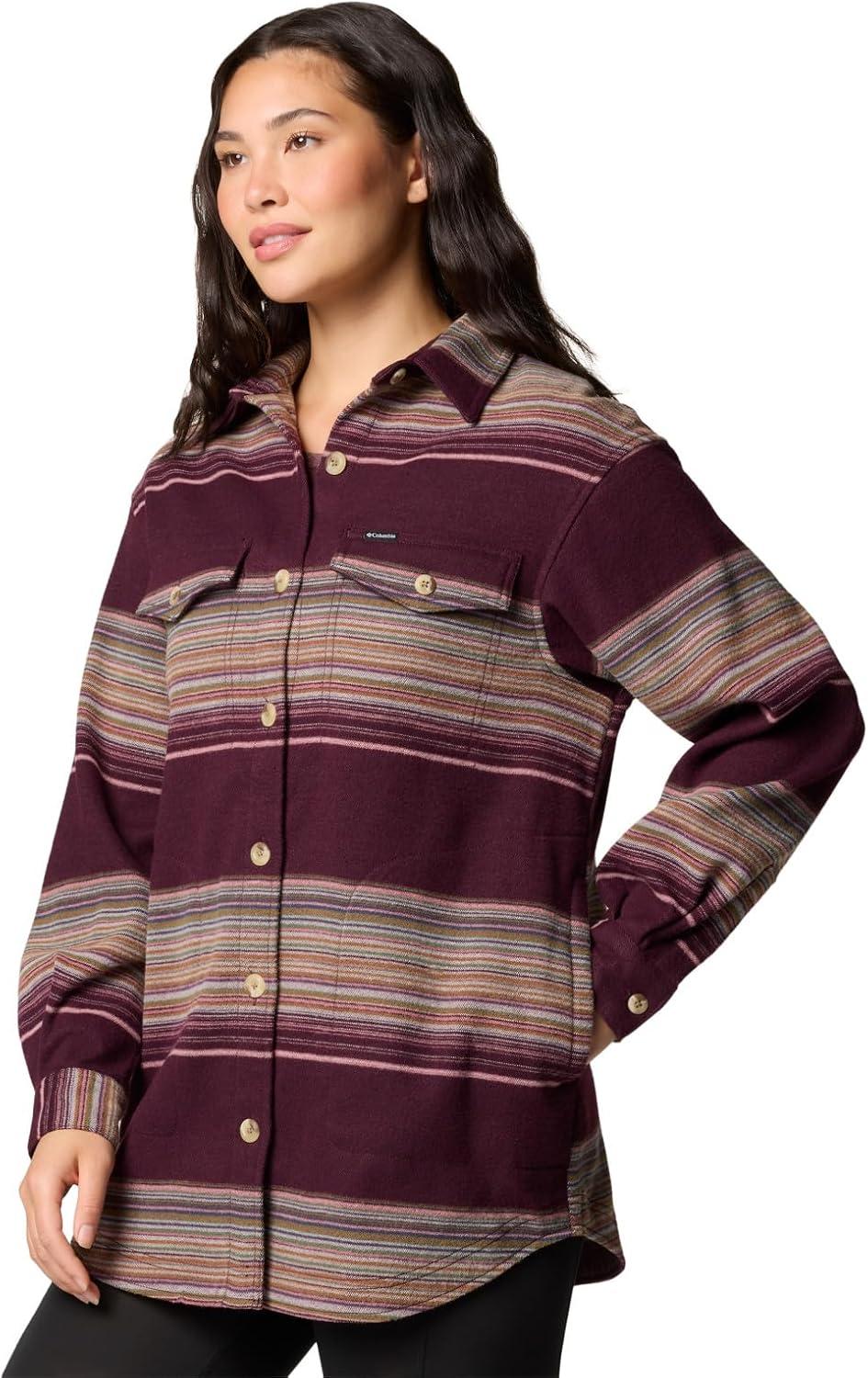 imageColumbia Womens Calico Basin Shirt JacketMoonvista Vista Stripe
