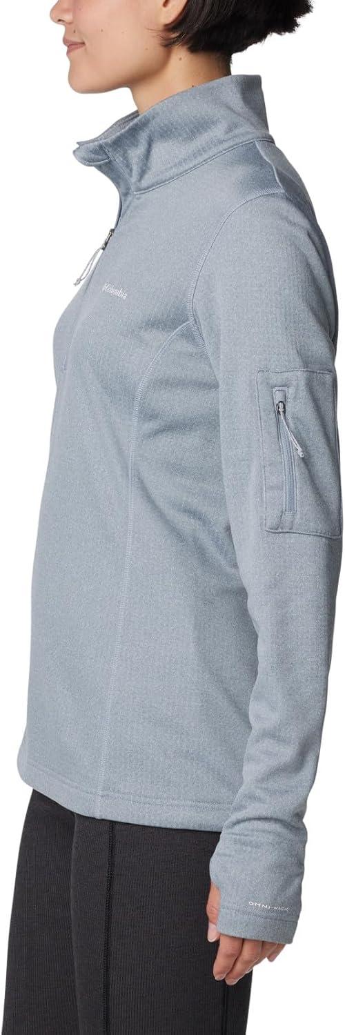 imageColumbia Womens Park View Grid Fleece Half Zip Cirrus Grey Small