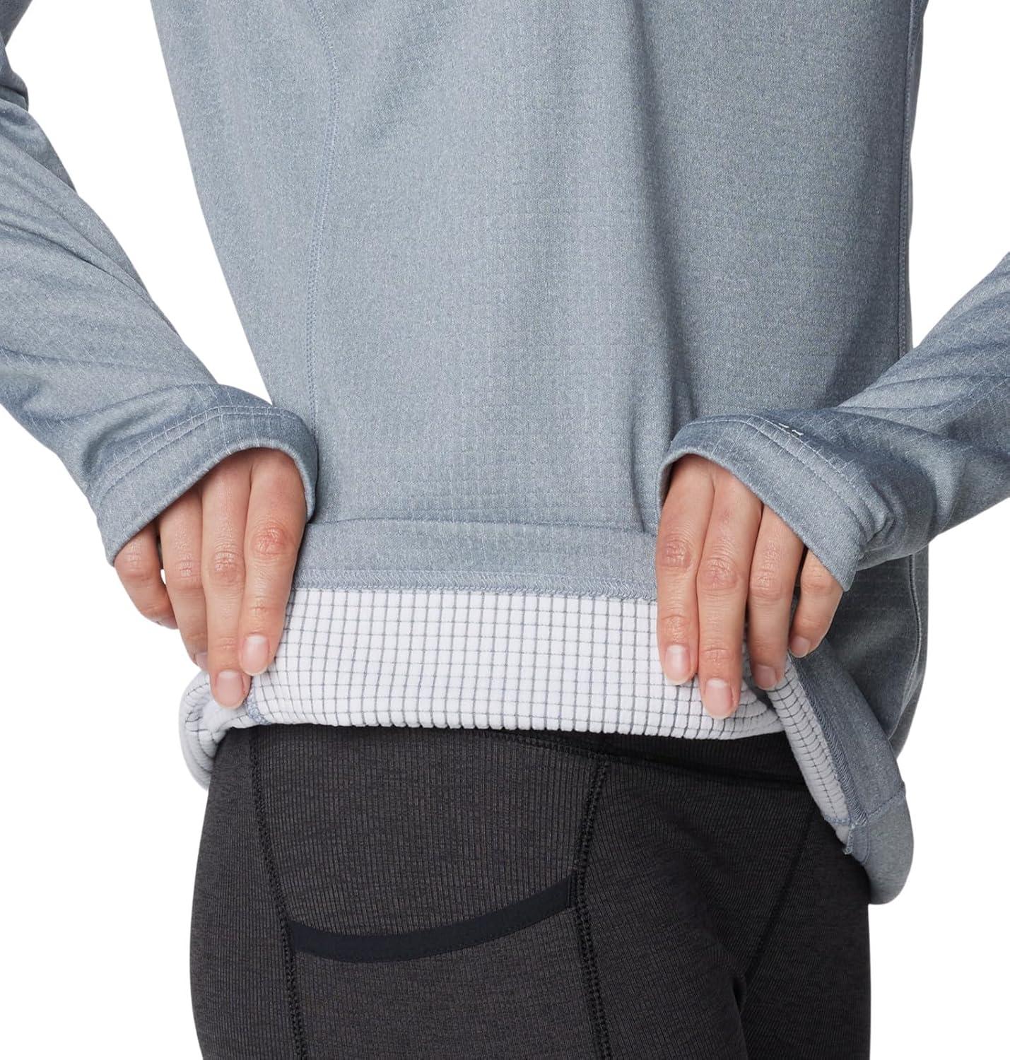 imageColumbia Womens Park View Grid Fleece Half Zip Cirrus Grey Small