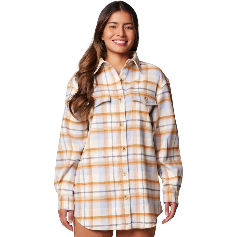 imageColumbia Womens Calico Basin Shirt JacketChalk Classic Multi Tartan