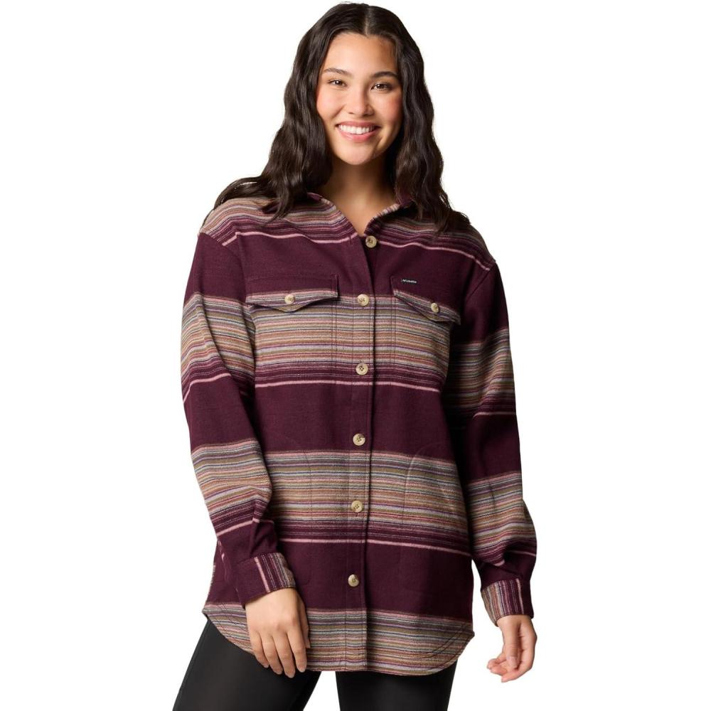 imageColumbia Womens Calico Basin Shirt JacketMoonvista Vista Stripe