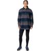 imageColumbia Womens Calico Basin Shirt JacketCollegiate Navy Vista Stripe