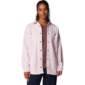 imageColumbia Womens Blue Point Creek Corduroy Shirt JacketPink Dawn
