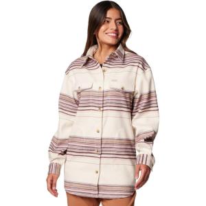 imageColumbia Womens Calico Basin Shirt JacketChalk Vista Stripe
