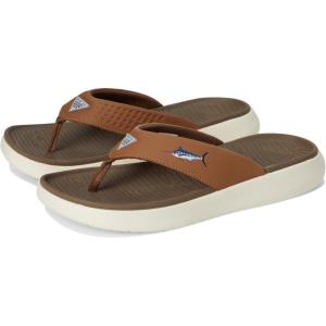 imageColumbia Mens Boatside Fish Flip Sport SandalDark TruffleElk