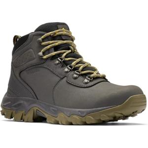 imageColumbia Mens Discontinued Newton Ridge Plus II Waterproof BootDark GreyStone Green