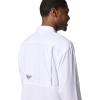 imageColumbia Mens PFG Backwater Long Sleeve ShirtWhite