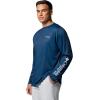 imageColumbia Mens Terminal Tackle PFG Fish Shine Long SleeveColl NavyPfg Tarpon Shine