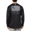 imageColumbia Mens Terminal Tackle PFG Fish Star Long SleeveBlackBlack Star Bass