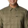 imageColumbia Mens Silver Ridge Utility Lite Plaid Long SleeveStone Green Trail Crossing Plaid