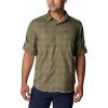 imageColumbia Mens Silver Ridge Utility Lite Plaid Long SleeveStone Green Trail Crossing Plaid