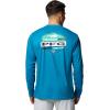imageColumbia Mens Terminal Tackle PFG High Side Long SleeveBlue EchoPfg High Side Marlin