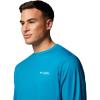 imageColumbia Mens Terminal Tackle PFG High Side Long SleeveBlue EchoPfg High Side Marlin