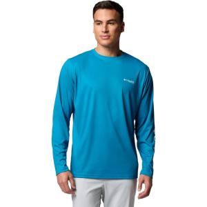 imageColumbia Mens Terminal Tackle PFG High Side Long SleeveBlue EchoPfg High Side Marlin