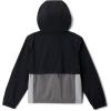 imageColumbia Girls Tabor Trail WindbreakerBlackColumbia GreyCity Grey