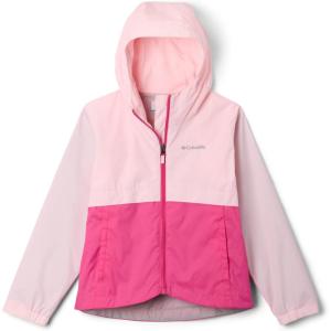 imageColumbia Girls RainZilla II Waterproof Rain JacketSatin PinkPink Ice