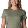 imageColumbia Womens Leslie Falls Short SleeveStone Green