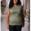 imageColumbia Womens Leslie Falls Short SleeveStone Green