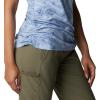 imageColumbia Womens Leslie Falls Short SleeveWhisper Tigerlines Tonal