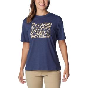 imageColumbia Womens Bluebird Day Relaxed Crew NeckNocturnal HeatherOregon Treescape