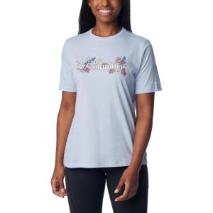 imageColumbia Womens Bluebird Day Relaxed Crew NeckWhisper HeatherBranded Bouquet