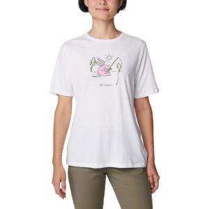 imageColumbia Womens Bluebird Day Relaxed Crew NeckWhiteHoppy Fishing
