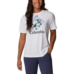 imageColumbia Womens Bluebird Day Relaxed Crew NeckWhiteLakeshore Flora