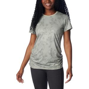 imageColumbia Womens Leslie Falls Short SleeveSafari Tigerlines Tonal