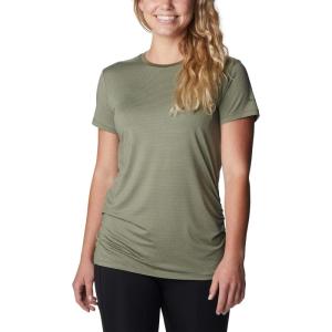 imageColumbia Womens Leslie Falls Short SleeveStone Green